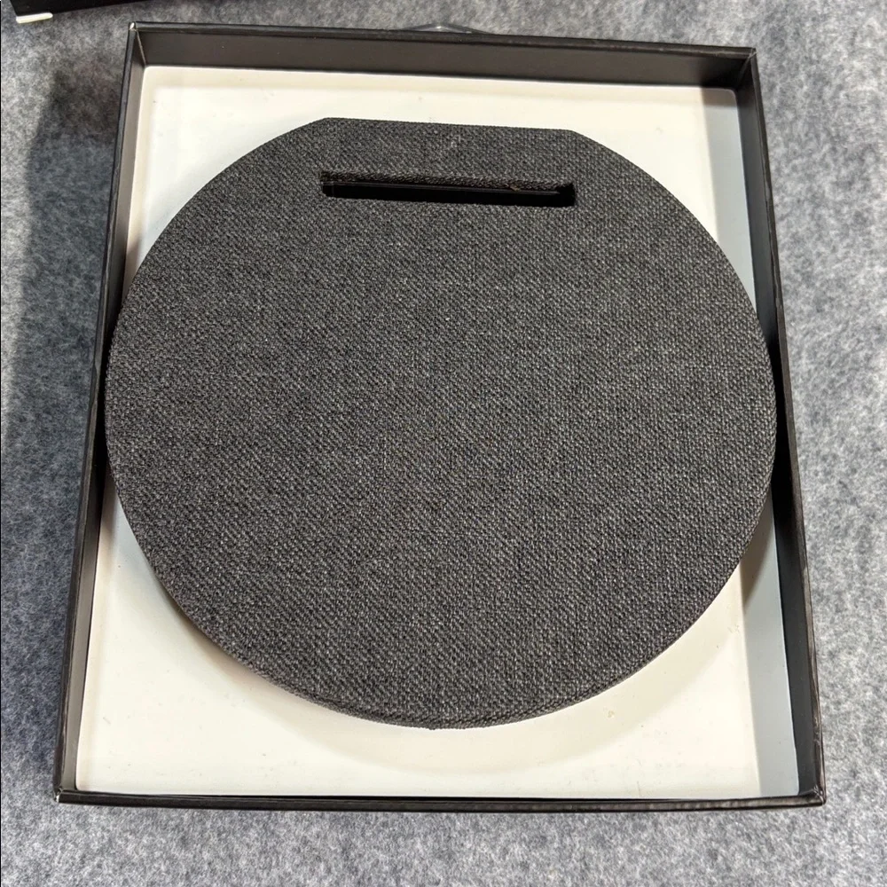 Native Union black Dock Wireless fast Charger optimal angle easy access & cable